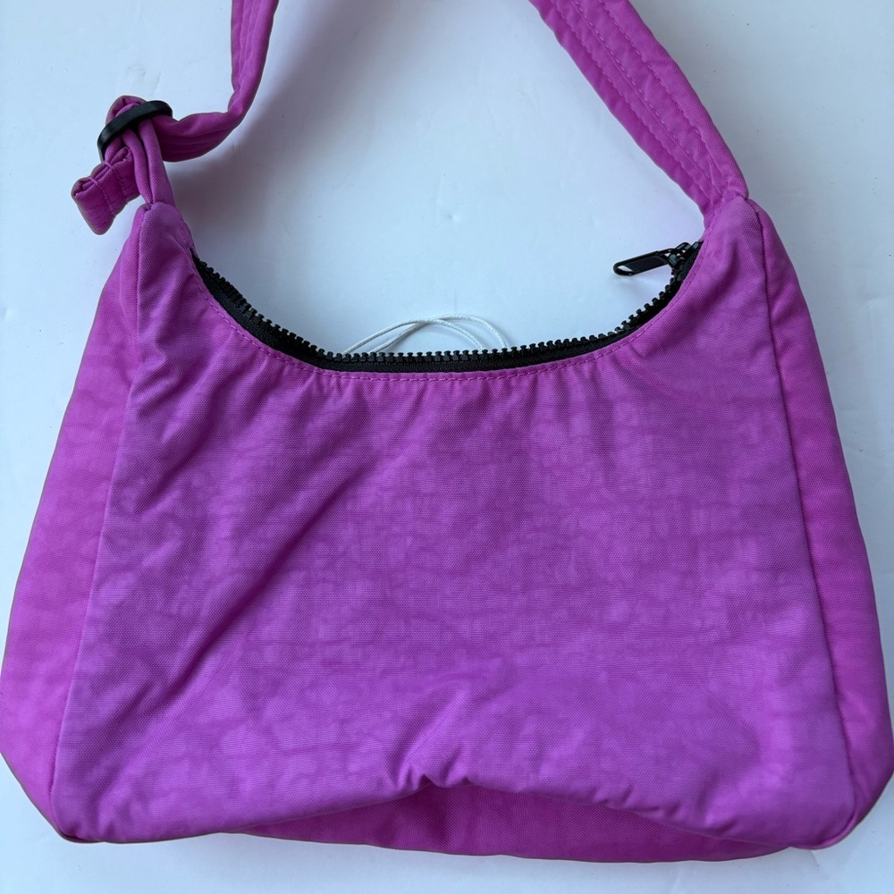 NWT BAGGU Mini Nylon Shoulder Bag - Extra Pink - Picture 7 of 13